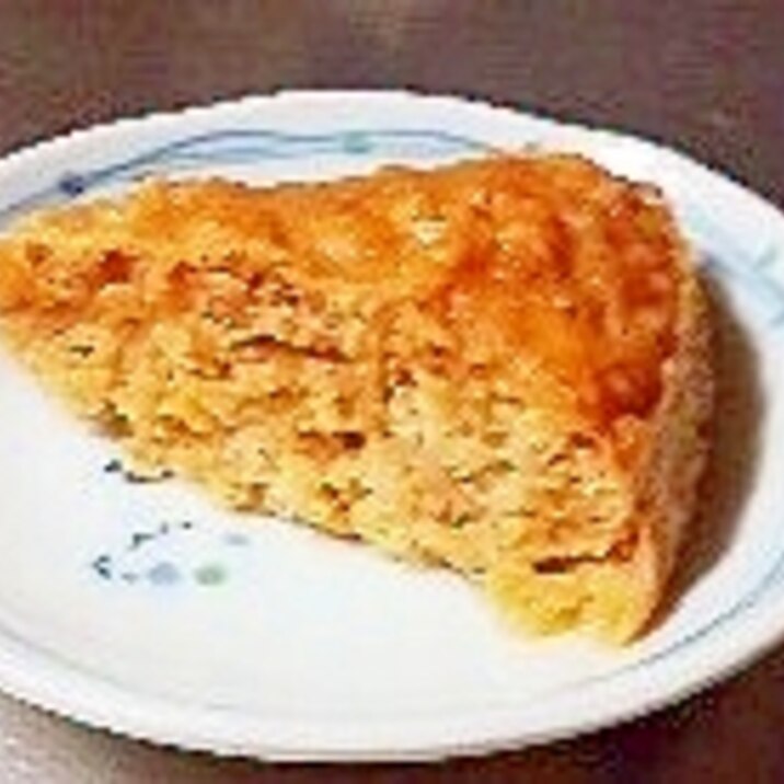 完熟柿ときなこのパウンドケーキ風